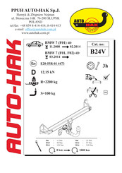 AUTO-HAK B24V Instructions De Montage