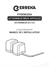 Erreka PYRENE2524 Manuel De L'installateur