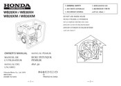 Honda Power Products WB20XM Manuel De L'utilisateur