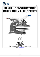 Sefa ROTEX PRO V2 Manuel D'instructions