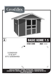 Grosfillex BASIC HOME 7.5 Notice De Montage