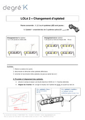 Degre K LOLé 2 Manuel D'instructions