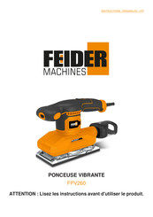 FEIDER Machines FPV260 Instructions Originales