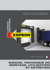 Kopron KDR-R Notice De Montage, Utilisation Et Entretien