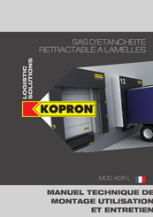 Kopron KDR-L Notice De Montage, Utilisation Et Entretien