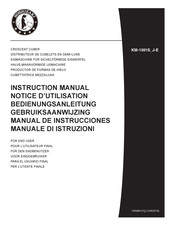 Hoshizaki KM-1301S J-E Notice D'utilisation