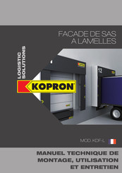 Kopron KDF-L Notice De Montage, Utilisation Et Entretien