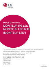 LG 22EA56VQ Manuel D'utilisation