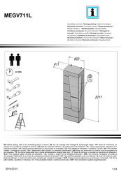 Forte MADRANO MEGV711L Notice De Montage