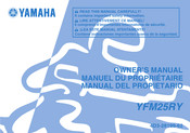 Yamaha YFM25RY 2008 Manuel Du Propriétaire