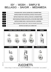 ZUCCHETTI ISY ZP1646 Instructions Pour L'installation