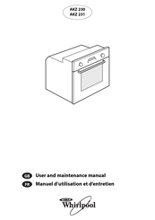 Whirlpool AKZ 231 Manuel D'utilisation Et D'entretien