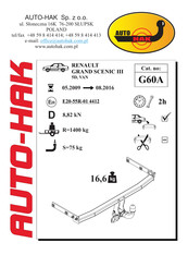 AUTO-HAK G60A Instructions De Montage