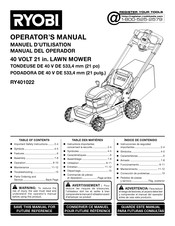 Ryobi RY401022 Manuel D'utilisation