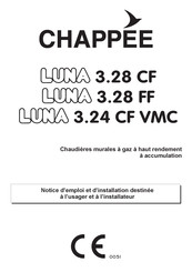 Chappee Luna 3.28 CF Notice D'emploi Et D'installation Destinée À L'usager Et À L'installateur