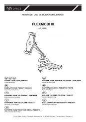 hjh OFFICE FLEXMOBI III Instructions De Montage