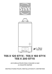 Ariston Thermo TES X 160 Styx Instructions Pour L'installation Et L'entretien