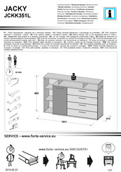 Forte JCKK351L Notice De Montage