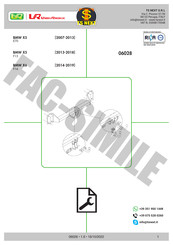 UMBRA RIMORCHI TS NEXT 06028 Instructions De Montage