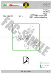 UMBRA RIMORCHI TS NEXT 14097/C Instructions De Montage