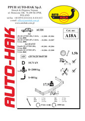 AUTO-HAK A18A Instructions De Montage