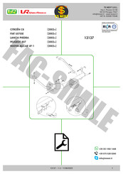 UMBRA RIMORCHI TS NEXT 13137/C Instructions De Montage