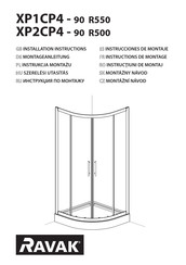 RAVAK XP1CP4-90 R550 Instructions De Montage