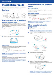 Epson 880X Installation Rapide