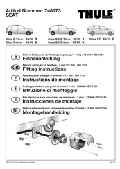 Thule 748173 Instructions De Montage