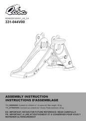 Qaba 331-044V00 Instructions D'assemblage