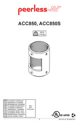 peerless-AV ACC850 Instructions De Montage