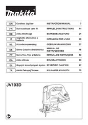 Makita JV103DZ Manuel D'instructions