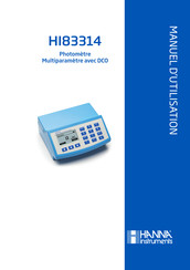 Hanna Instruments HI83314 Manuel D'utilisation