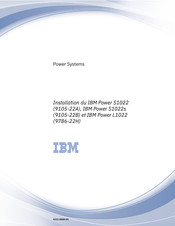 IBM Power L1022 Manuel D'installation