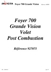 Invicta 700 Grande Vision Volet Notice D'utilisation Et D'installation