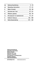 Siemens ET375GU11E Mode D'emploi