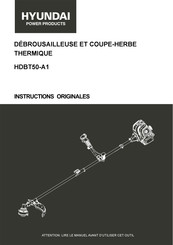 Hyundai power products HDBT50-A1 Instructions Originales