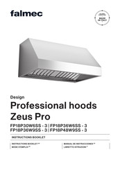 FALMEC Zeus Pro FP18P48W9SS-3 Mode D'emploi