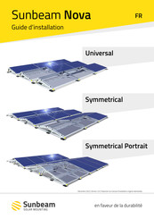 Sunbeam Nova Symmetrical Portrait Guide D'installation