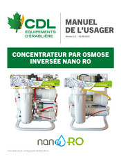 CDL NANO RO Manuel De L'usager