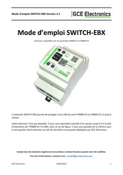 GCE Electronics SWITCH-EBX Mode D'emploi