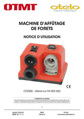 Otmt OT2008 Notice D'utilisation