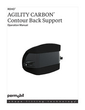 Permobil ROHO AGILITY CARBON Mode D'emploi