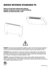 Reverso STANDARD FS 200 Manuel D'installation Et Mode D'emploi