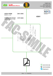 UMBRA RIMORCHI TS NEXT 43041 Instructions De Montage