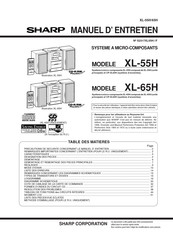 Sharp XL-65H Manuel D'entretien