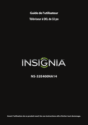 Insignia NS-32E400NA14 Guide De L'utilisateur