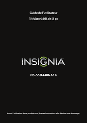 Insignia NS-55D440NA14 Guide De L'utilisateur