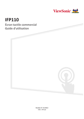 ViewSonic IFP110 Guide D'utilisation