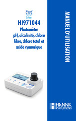 Hanna Instruments Pool Line HI971044 Manuel D'utilisation